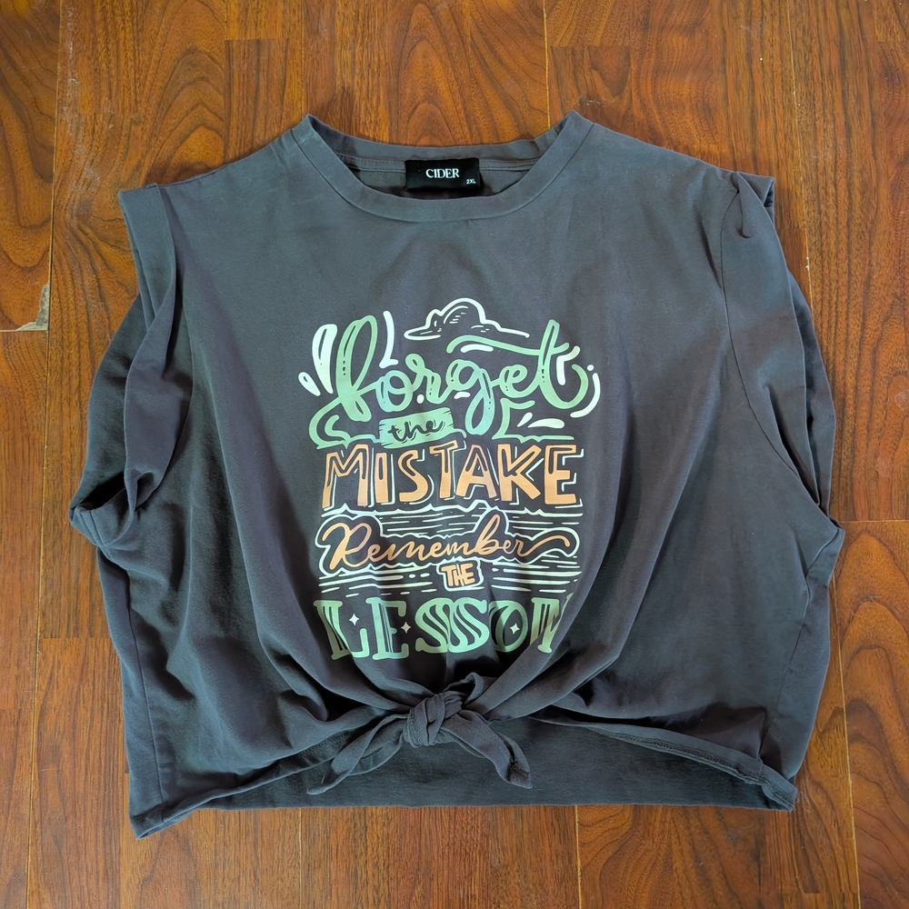 Cider Charcoal Casual Tee